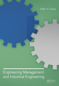 Imagen de portada: Engineering Management and Industrial Engineering 1st edition 9781138027732