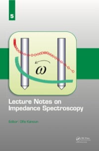 Imagen de portada: Lecture Notes on Impedance Spectroscopy 1st edition 9781138027541