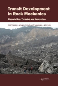 Imagen de portada: Transit Development in Rock Mechanics 1st edition 9781138027305