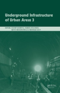 Cover image: Underground Infrastructure of Urban Areas 3 1st edition 9781138026520