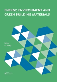 Cover image: Energy, Environment and Green Building Materials 1st edition 9781138027183