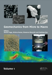 Imagen de portada: Geomechanics from Micro to Macro 1st edition 9781138027077