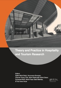 Imagen de portada: Theory and Practice in Hospitality and Tourism Research 1st edition 9781138027060