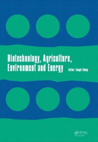 Imagen de portada: Biotechnology, Agriculture, Environment and Energy 1st edition 9781138026544