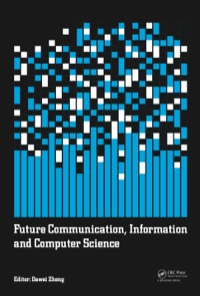 Imagen de portada: Future Communication, Information and Computer Science 1st edition 9781138026537