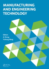 Imagen de portada: Manufacturing and Engineering Technology (ICMET 2014) 1st edition 9781138026452