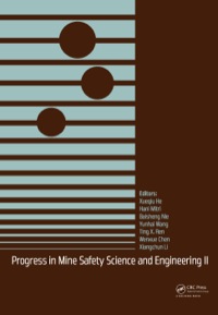 Cover image: Progress in Mine Safety Science and Engineering II 1st edition 9781138001220