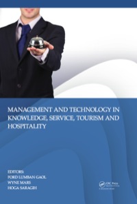 صورة الغلاف: Management and Technology in Knowledge, Service, Tourism & Hospitality 1st edition 9781138001336