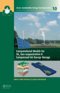 Imagen de portada: Computational Models for CO2 Geo-sequestration & Compressed Air Energy Storage 1st edition 9781138073432