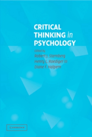 Cover image: Critical Thinking in Psychology 9780521845892