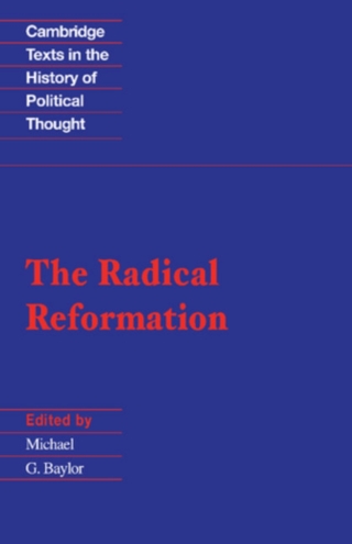 Cover image: The Radical Reformation 9780521379489