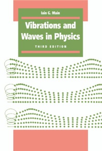 صورة الغلاف: Vibrations and Waves in Physics 9780521447010