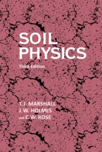 Cover image: Soil Physics 3rd edition 9780521451512