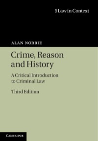 Imagen de portada: Crime, Reason and History 3rd edition 9780521516464
