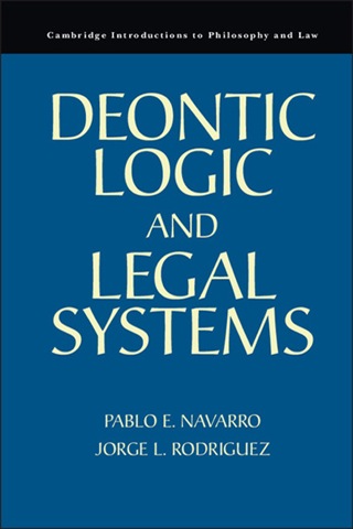 صورة الغلاف: Deontic Logic and Legal Systems 9780521767392