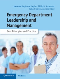 Imagen de portada: Emergency Department Leadership and Management 1st edition 9781107007390