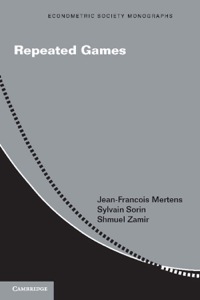 Imagen de portada: Repeated Games 1st edition 9781107030206