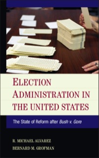 Cover image: Election Administration in the United States 9781107048638
