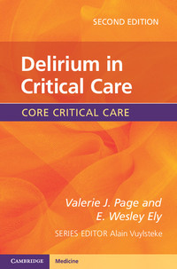 Titelbild: Delirium in Critical Care 2nd edition 9781107433656