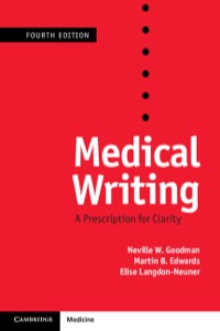 Cover image: Medical Writing 4th edition 9781107628151