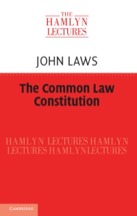 Omslagafbeelding: The Common Law Constitution 9781107077720