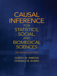 Omslagafbeelding: Causal Inference for Statistics, Social, and Biomedical Sciences 1st edition 9780521885881