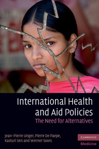 Imagen de portada: International Health and Aid Policies 1st edition 9780521174268
