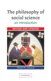 Cover image: The Philosophy of Social Science 1st edition 9780521447805