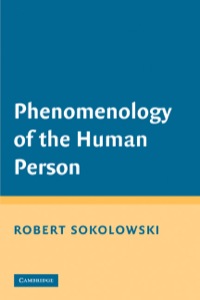 Omslagafbeelding: Phenomenology of the Human Person 1st edition 9780521888912