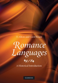 Cover image: Romance Languages 1st edition 9780521889155