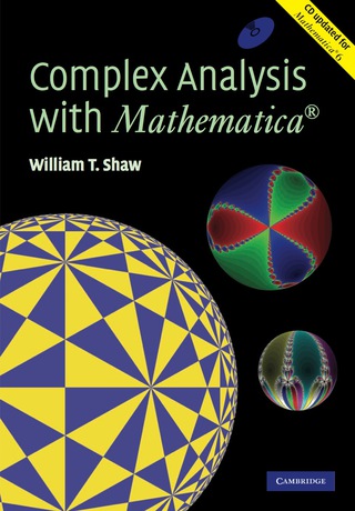 Omslagafbeelding: Complex Analysis with MATHEMATICA® 9780521836265