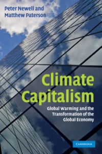 Imagen de portada: Climate Capitalism 1st edition 9780521194853