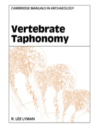 Omslagafbeelding: Vertebrate Taphonomy 1st edition 9780521458405
