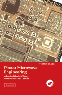 Omslagafbeelding: Planar Microwave Engineering 1st edition 9780521835268