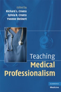 صورة الغلاف: Teaching Medical Professionalism 1st edition 9780521707428