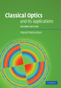 Titelbild: Classical Optics and its Applications 2nd edition 9780521881692