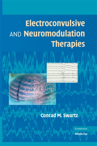 Cover image: Electroconvulsive and Neuromodulation Therapies 1st edition 9780521883887