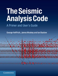 Omslagafbeelding: The Seismic Analysis Code 1st edition 9781107045453