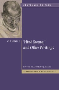 Cover image: Gandhi: 'Hind Swaraj' and Other Writings 2nd edition 9780521197038