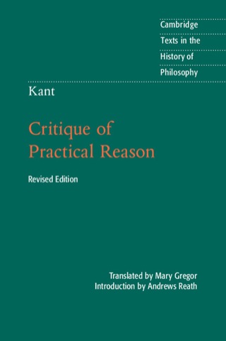 Cover image: Kant: Critique of Practical Reason 2nd edition 9781107092716