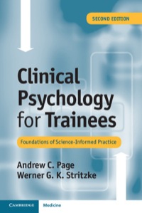 Imagen de portada: Clinical Psychology for Trainees 2nd edition 9781107613980