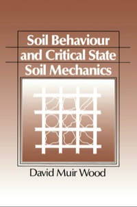 Imagen de portada: Soil Behaviour and Critical State Soil Mechanics 9780521337823