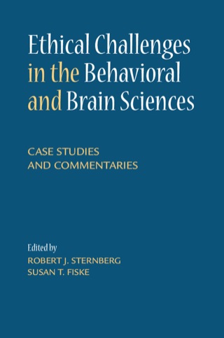 Cover image: Ethical Challenges in the Behavioral and Brain Sciences 1st edition 9781107039735