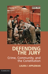 Imagen de portada: Defending the Jury 1st edition 9781107043541