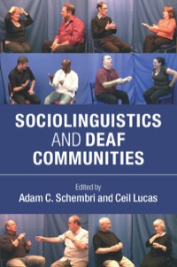 Cover image: Sociolinguistics and Deaf Communities 1st edition 9781107051942