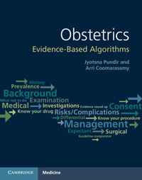 Imagen de portada: Obstetrics: Evidence-based Algorithms 9781107618930