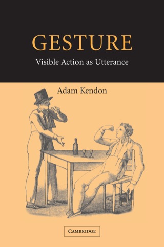 Imagen de portada: Gesture 1st edition 9780521835251