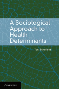 Cover image: A Sociological Approach to Health Determinants 1st edition 9781107689411