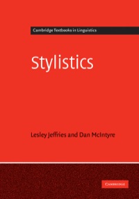 表紙画像: Stylistics 1st edition 9780521405645
