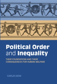 表紙画像: Political Order and Inequality 1st edition 9781107089433